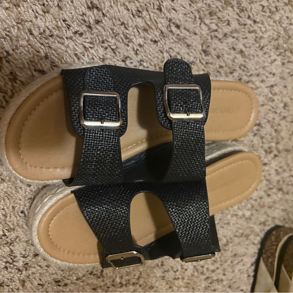 Streetwear Society Black Sandals